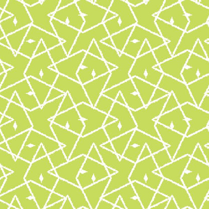 Lime Ikat — cushion 3 of 4, the printed design