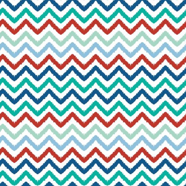Chevron Trio — cushion 1 of 4, the printed design