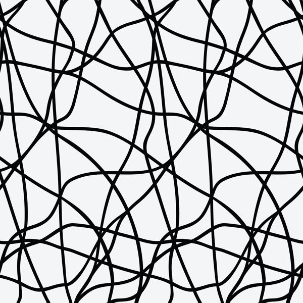 Ink Lines — cushion 4 of 4, the printed design