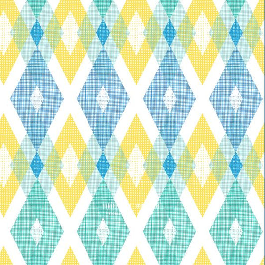 Sunny Ikat — cushion 1 of 4, the printed design