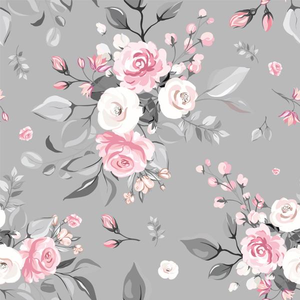 Blush Petals — cushion 1 of 4, the printed design