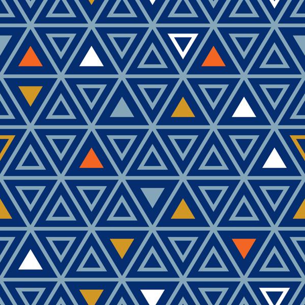 فسيفساء كحلية — الكوشن 4 من 4، التصميم المطبوع