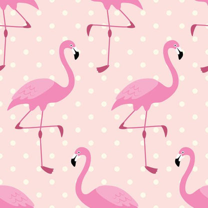 Flamingo Dots — cushion 2 of 4, the printed design