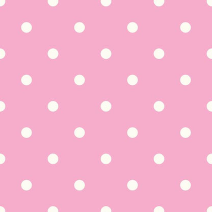 Flamingo Dots — cushion 3 of 4, the printed design