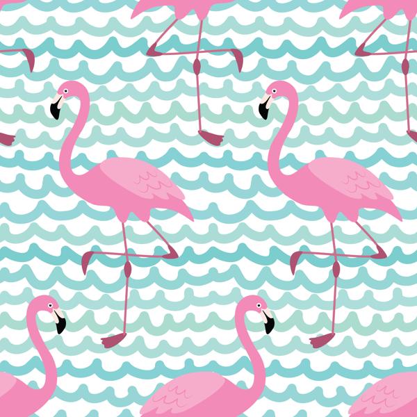 Flamingo Dots — cushion 4 of 4, the printed design
