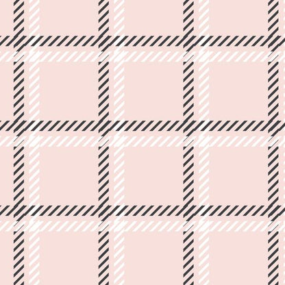 Blush Tartan — cushion 3 of 4, the printed design