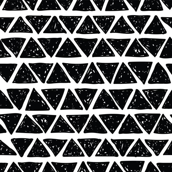Tribal Ink — cushion 1 of 4, the printed design