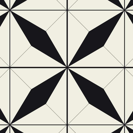 Black Lattice — cushion 1 of 4, the printed design