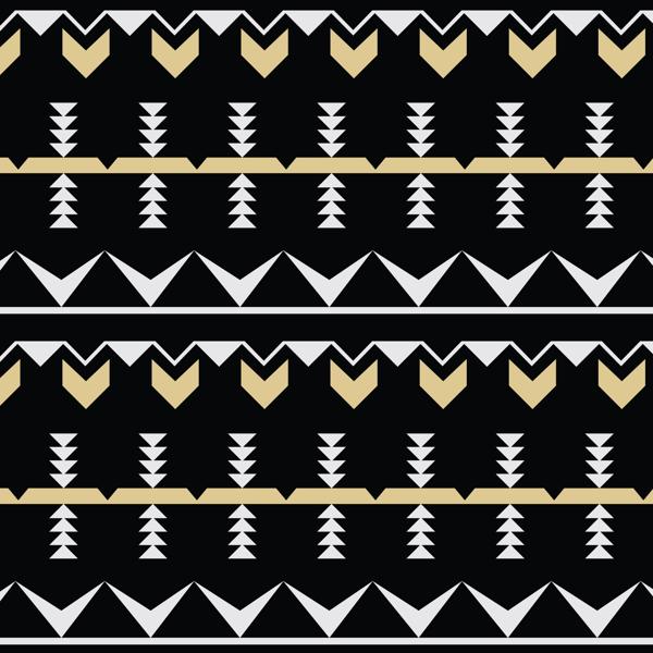 Aztec Gold — cushion 1 of 4, the printed design