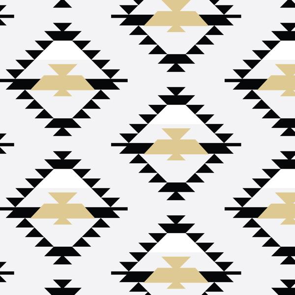 Aztec Gold — cushion 3 of 4, the printed design