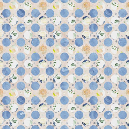 Blue Blossom — cushion 5 of 6, the printed design