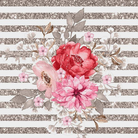 Rose Garden — cushion 1 of 6, the printed design