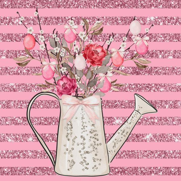Rose Garden — cushion 3 of 6, the printed design
