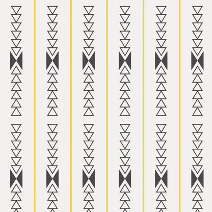 Tribal Mustard — cushion 5 of 6, the printed design