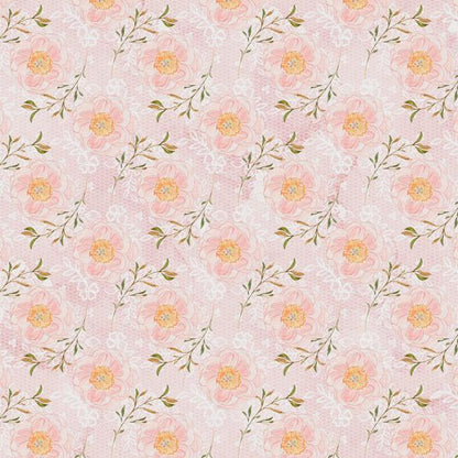 Peony Navy — cushion 5 of 6, the printed design