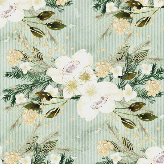 Olive Bloom — cushion 1 of 6, the printed design