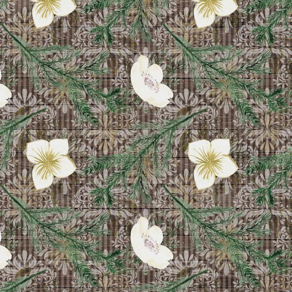 Olive Bloom — cushion 2 of 6, the printed design
