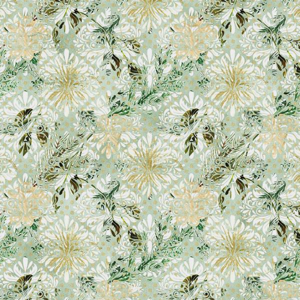 Olive Bloom — cushion 5 of 6, the printed design
