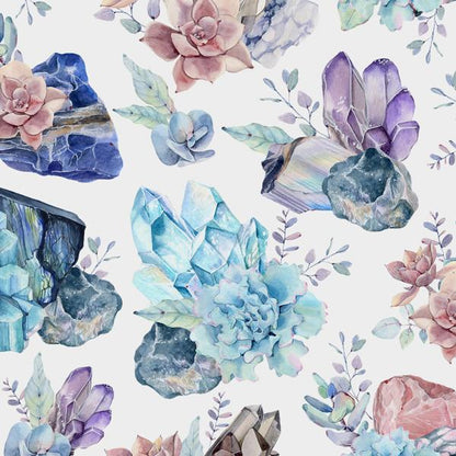 Crystal Blue — cushion 6 of 6, the printed design
