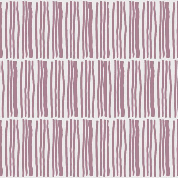 Mauve Lines — cushion 3 of 6, the printed design