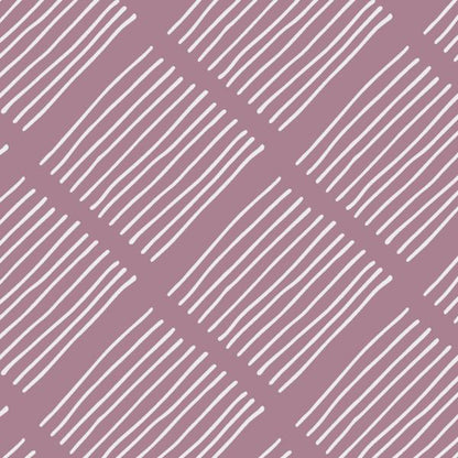 Mauve Lines — cushion 6 of 6, the printed design