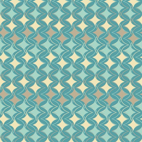 Teal Medallion — cushion 2 of 6, the printed design