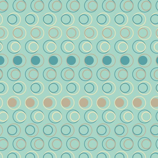 Teal Medallion — cushion 3 of 6, the printed design