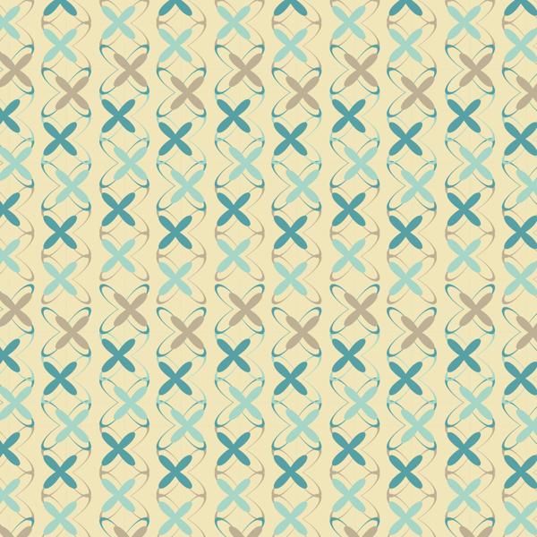 Teal Medallion — cushion 4 of 6, the printed design