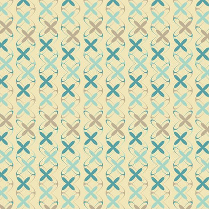 Teal Medallion — cushion 4 of 6, the printed design