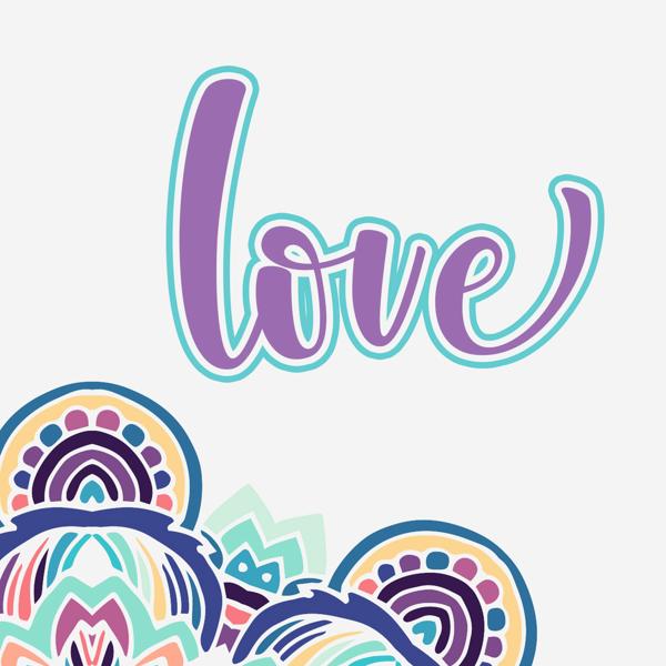 You & Me — cushion 5 of 6, the printed design
