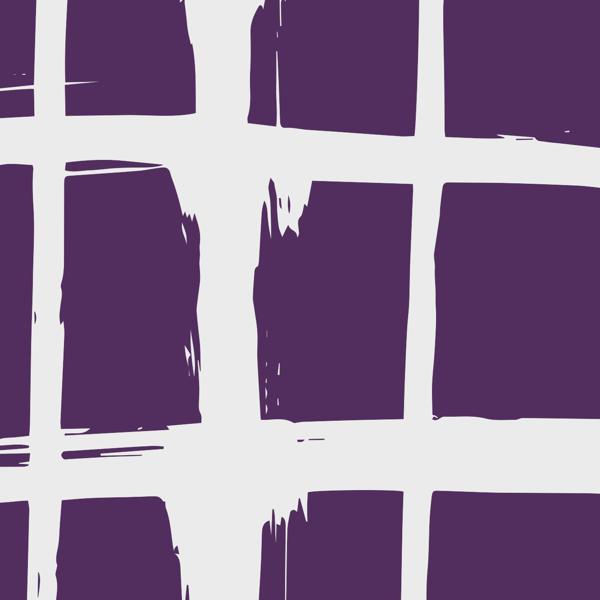 Plum Brush — cushion 6 of 6, the printed design