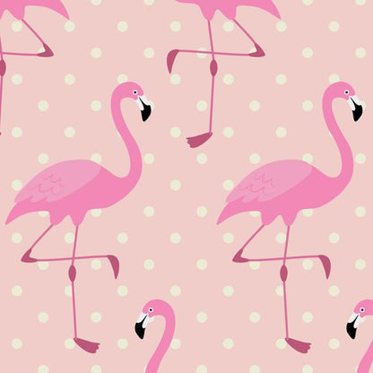 Flamingo Candy — cushion 1 of 6, the printed design