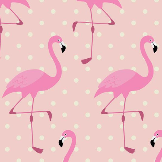 Flamingo Candy — cushion 1 of 6, the printed design