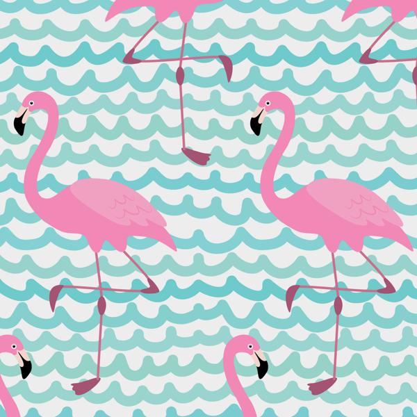 Flamingo Candy — cushion 4 of 6, the printed design