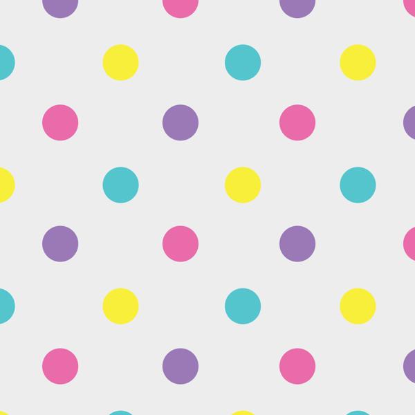 Confetti Dots — cushion 1 of 6, the printed design
