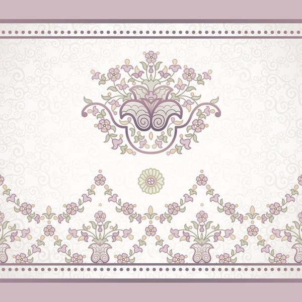 Lilac Garden — cushion 2 of 3, the printed design