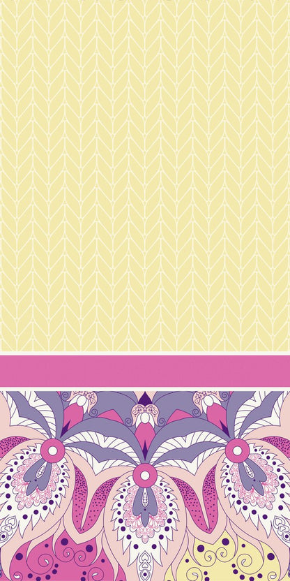Mandala Bloom — the right curtain panel