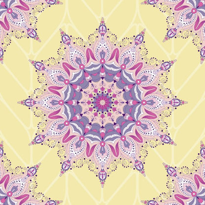 Mandala Bloom — cushion 3 of 3, the printed design