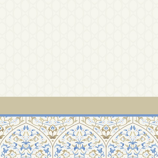 Pearl Arabesque — cushion 1 of 3, the printed design