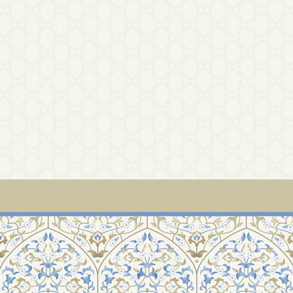 Pearl Arabesque — cushion 1 of 3, the printed design