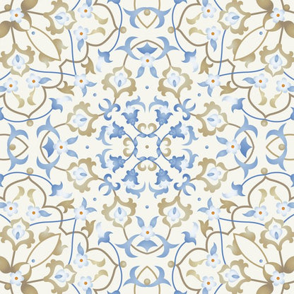 Pearl Arabesque — cushion 2 of 3, the printed design