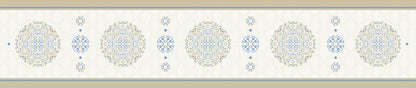 Pearl Arabesque — the dining-table runner, 250 × 50 cm