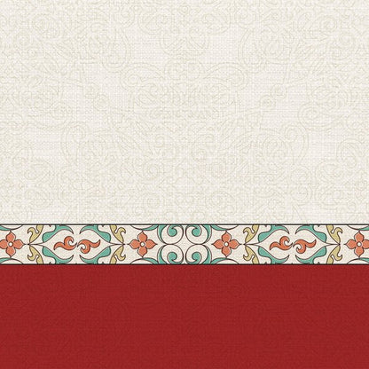 Coral Arabesque — cushion 2 of 3, the printed design