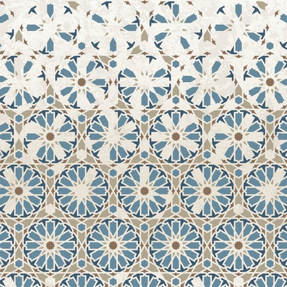 زليج أزرق — الكوشن 2 من 3، التصميم المطبوع