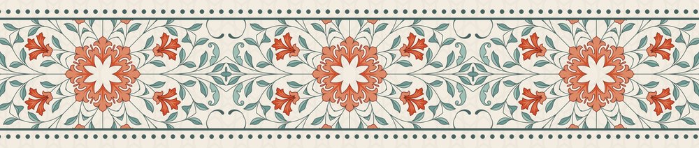 زهر البرتقال — مفرش السفرة، 250×50 سم