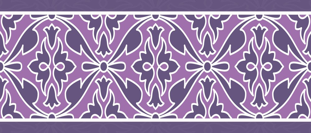 رقعة الخيامية — مفرش طاولة القهوة، 100×50 سم