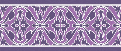 رقعة الخيامية — مفرش طاولة القهوة، 100×50 سم