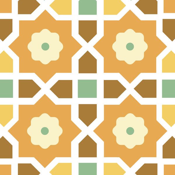 Sunny Stars — cushion 2 of 3, the printed design
