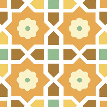 Sunny Stars — cushion 2 of 3, the printed design