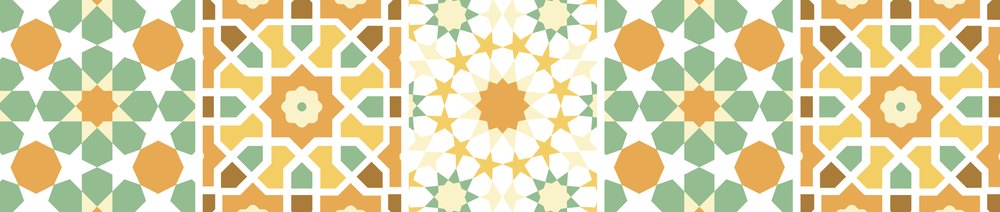 Sunny Stars — the dining-table runner, 250 × 50 cm